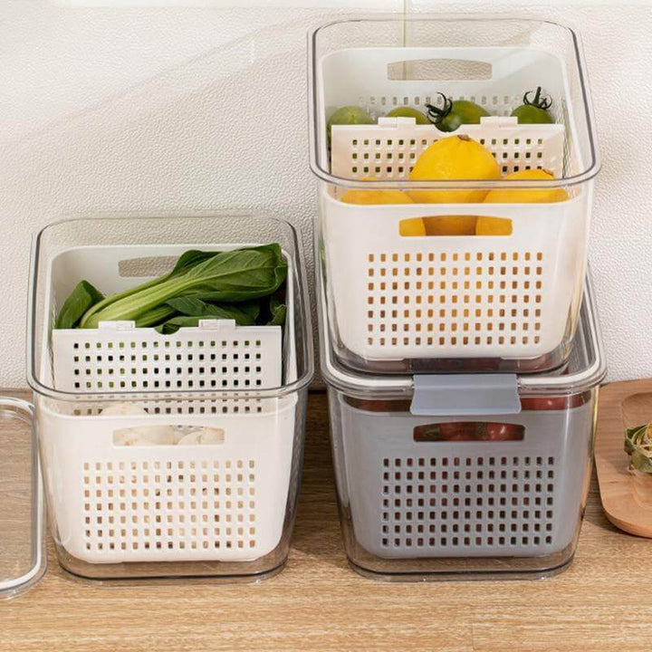 Lisslune | Space Saver Fridge Storage Container Organizers