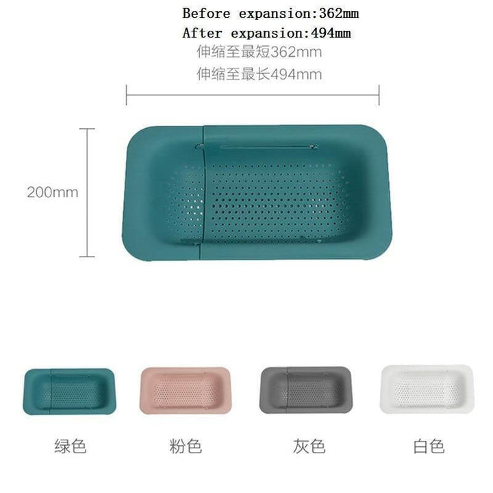 Lisslune | Stylish Extendable Kitchen Drain Basket