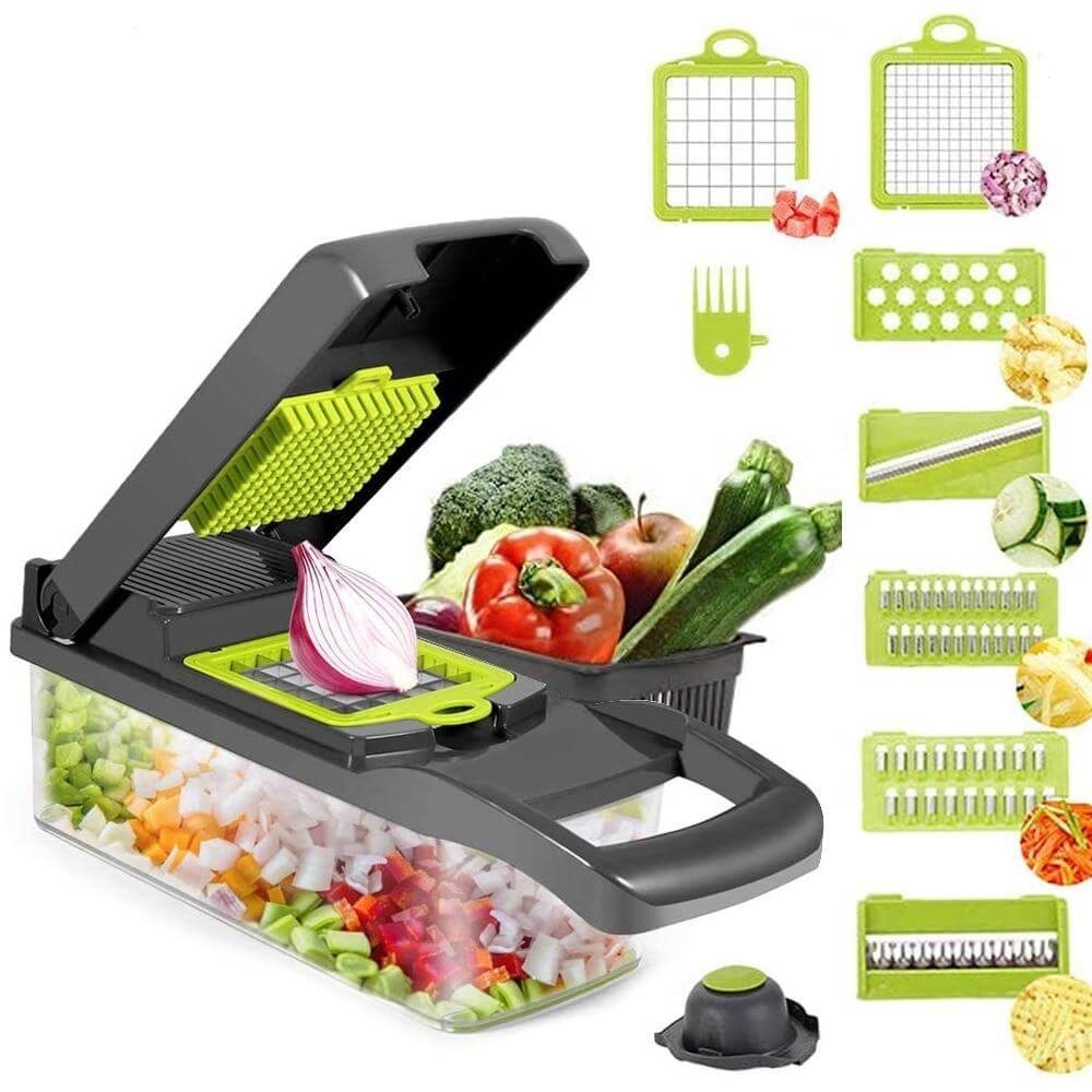 Lisslune | 6 Blades Veggie Fruit Slicer with Box