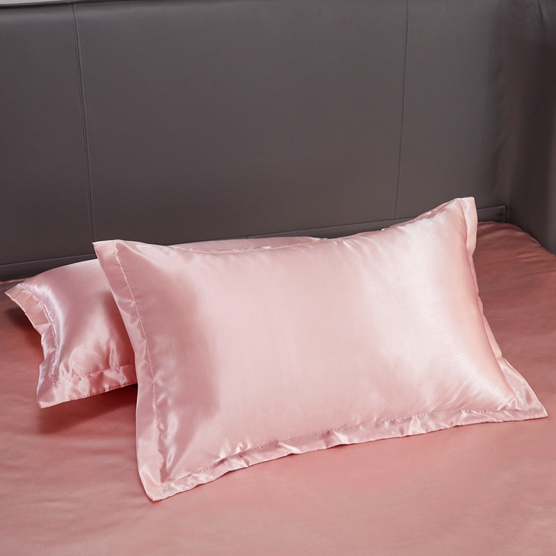 Lisslune | Satin Bedding Set - Rose
