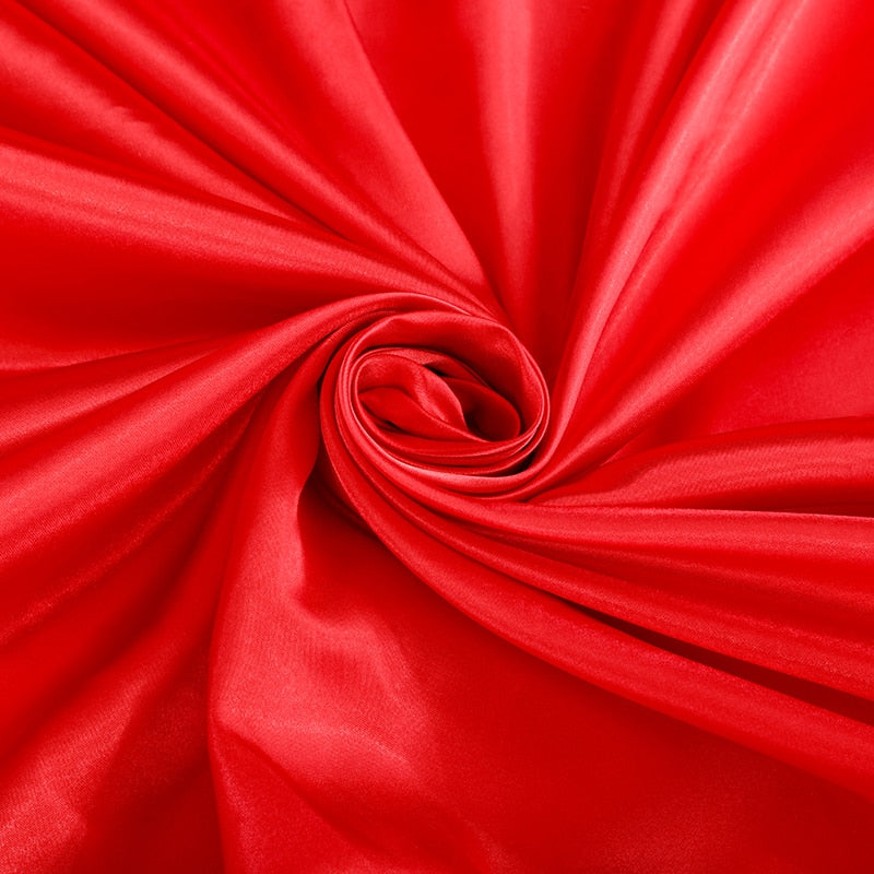 Lisslune | Satin Bedding Set - Red