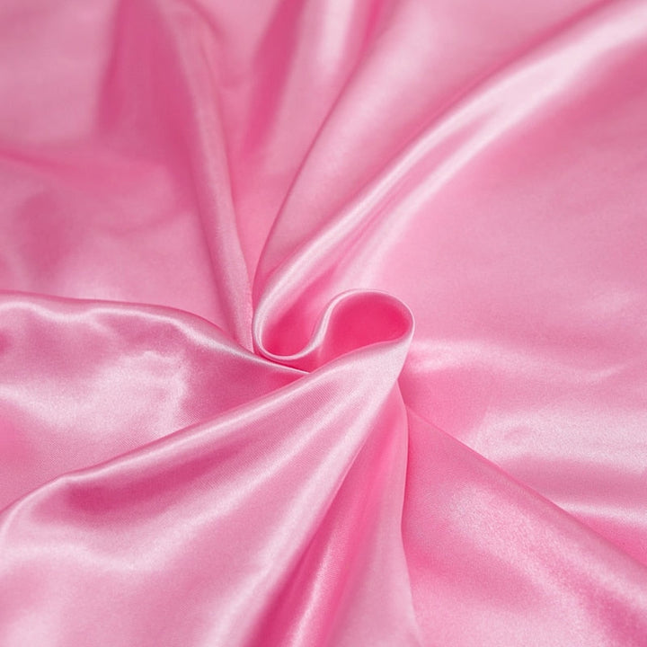 Lisslune | Satin Bedding Set - Soft Pink