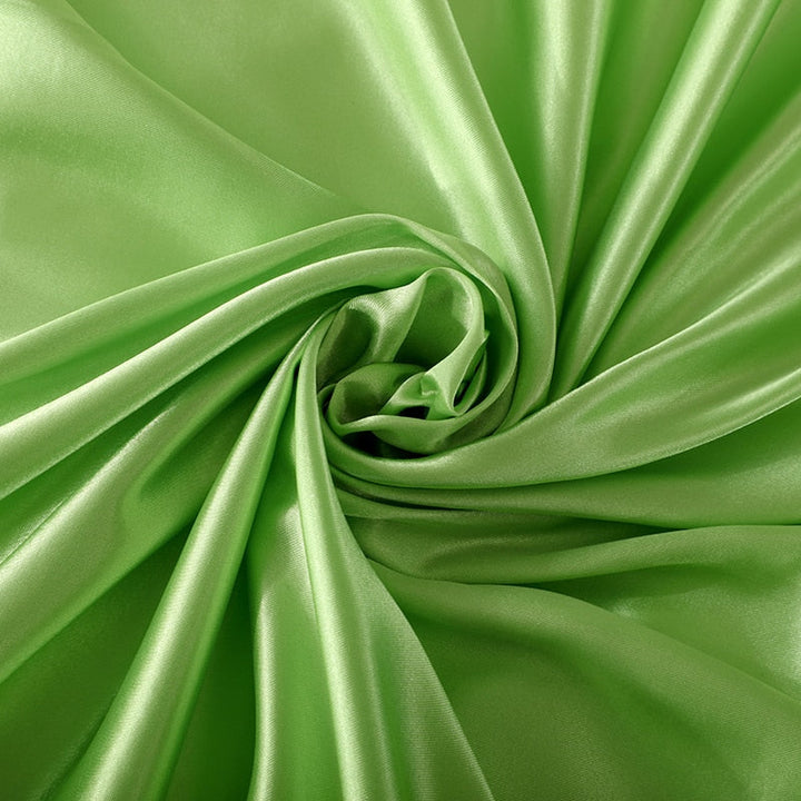 Lisslune | Satin Bedding Set - Lime Green