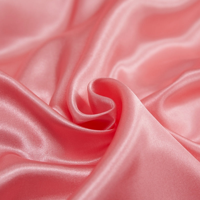 Lisslune | Satin Bedding Set - Peach