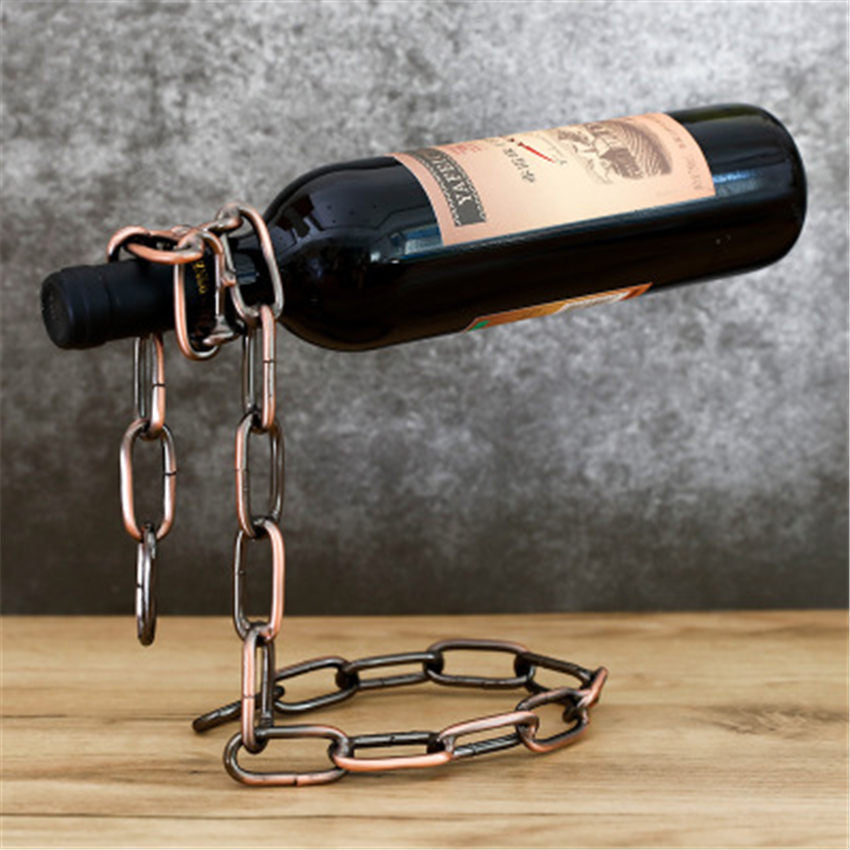 Lisslune | Hanging Magic Metal Wine Holder