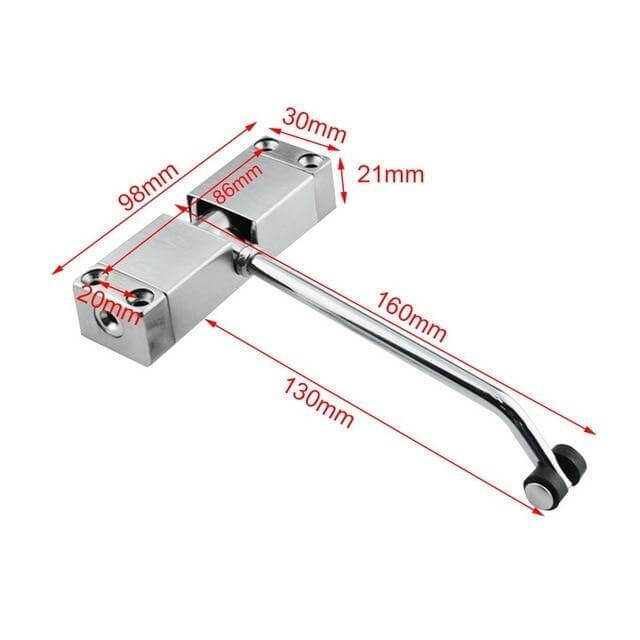 Lisslune | Adjustable Stainless Steel Automatic Door Hinge