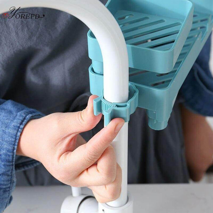 Lisslune | Multilayer Rotatable Kitchen Sink Drain Organizer