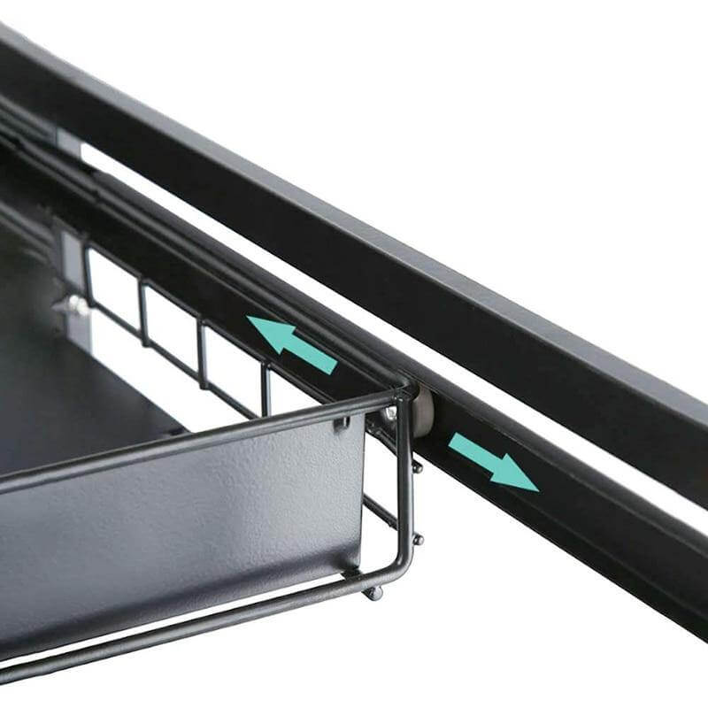 Lisslune | 2-Tier Organizer with Sliding Kitchen Storage Drawers