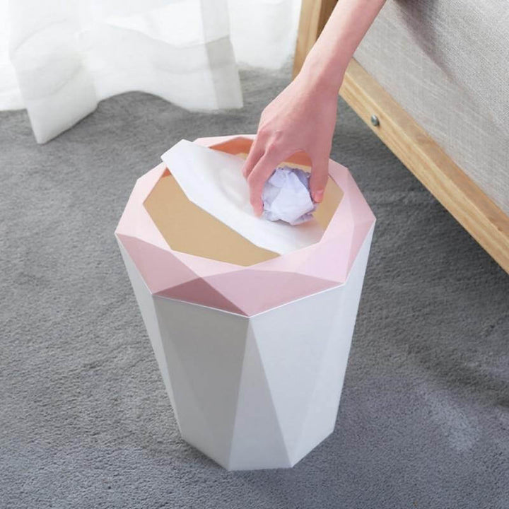 Lisslune | Geometric Creative Trash Can