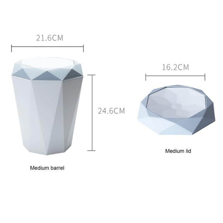 Lisslune | Geometric Creative Trash Can