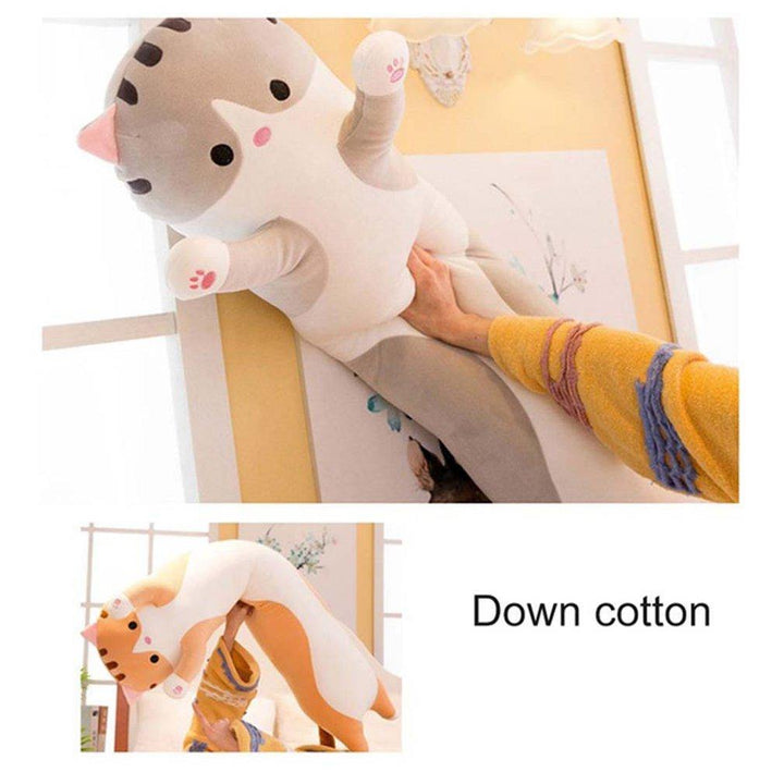 Lisslune | Cute Cat Soft Long Cat Plush Pillow