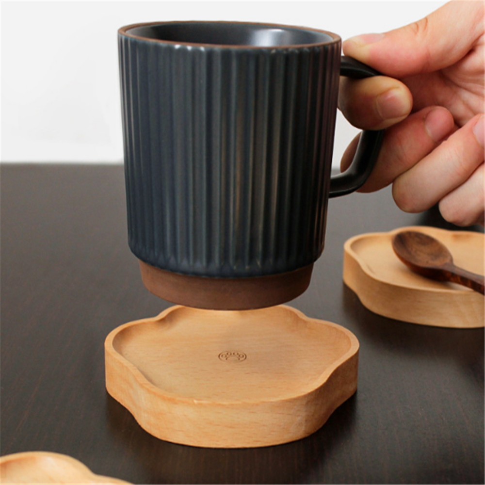 Lisslune | Cute Cat Paw Wooden Coaster