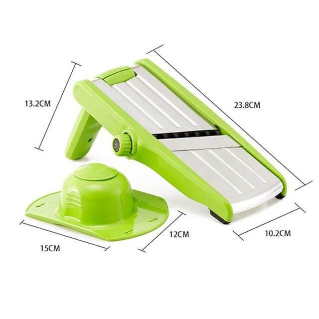 Lisslune | Adjustable Stainless Steel Manual Vegetable Slicer Cutter
