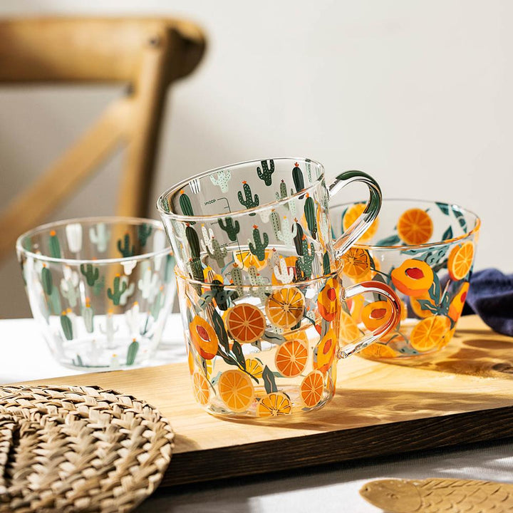 Lisslune | HighLand Printed Glass Measuring Cup