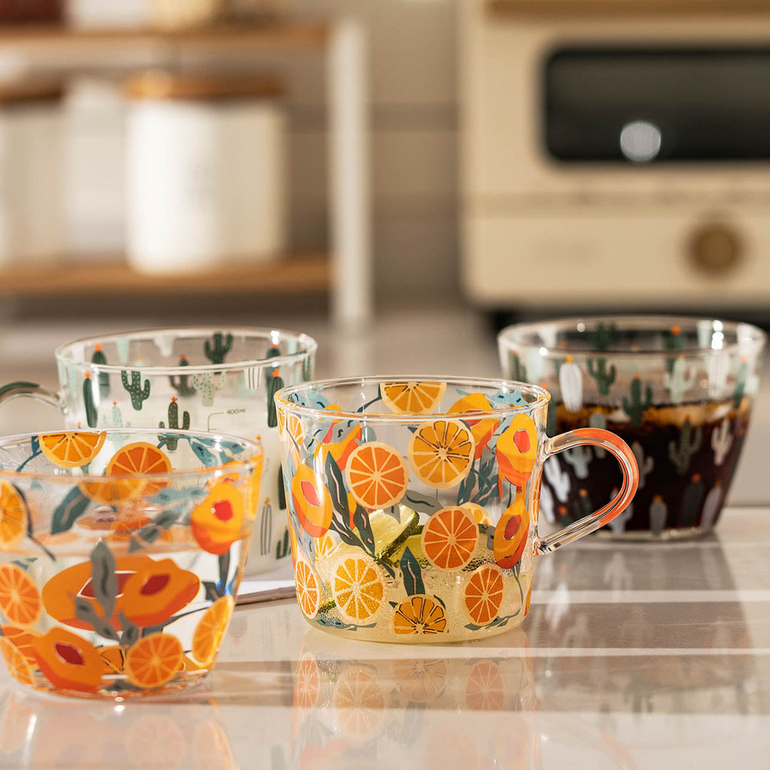 Lisslune | HighLand Printed Glass Measuring Cup