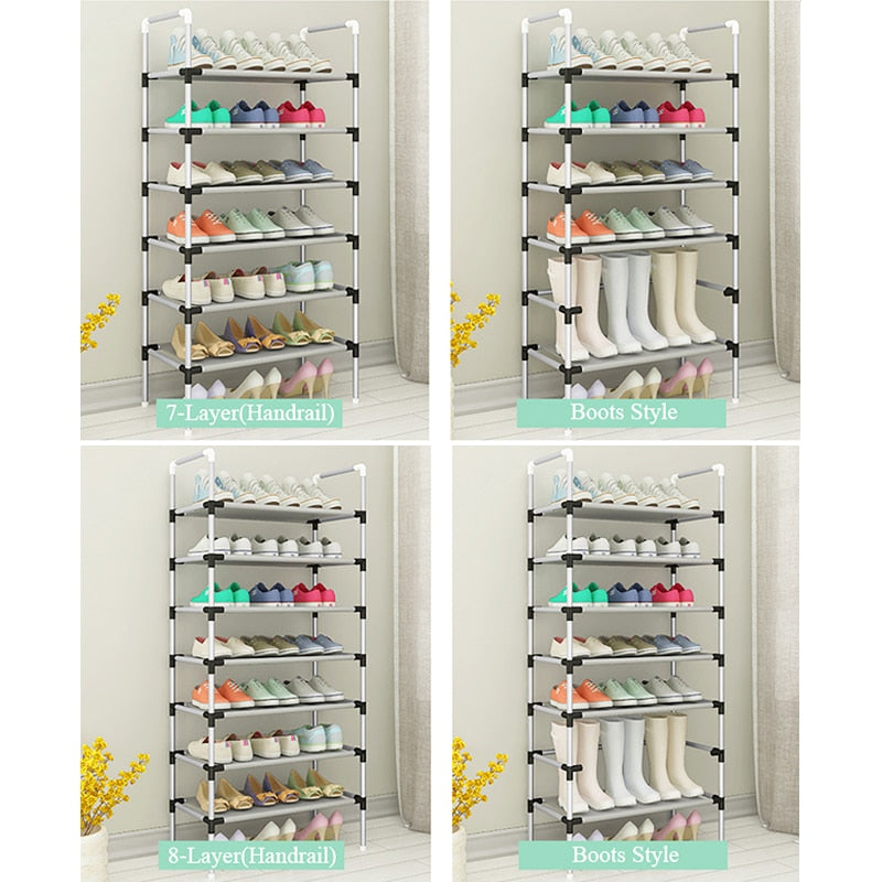 Lisslune | Adjustable 30 Pair Shoe Rack Space Saving Storage Organizer
