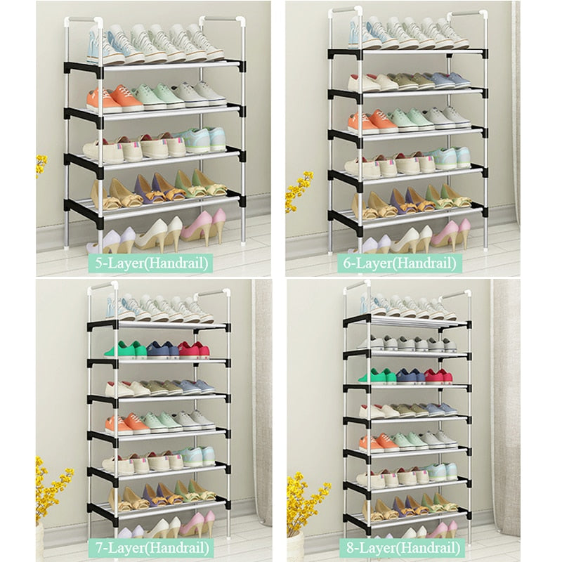 Lisslune | Adjustable 30 Pair Shoe Rack Space Saving Storage Organizer