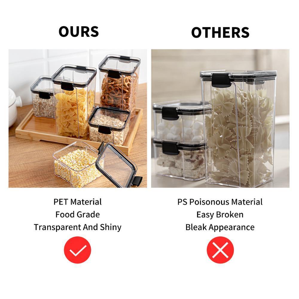 Lisslune | Transparent Grain Food Storage Container