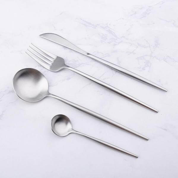Lisslune | Modern Silver Cutlery Utensil Set