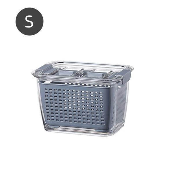 Lisslune | Multifunctional Vegetable & Fruit Refrigerator Drainage Organizer Box with Lid