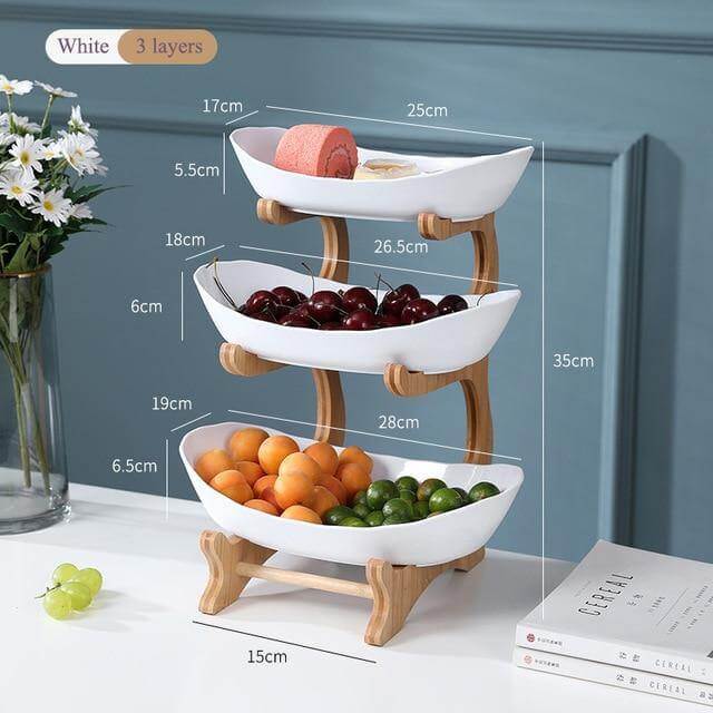 Lisslune | Nordic Food Rack Organizer
