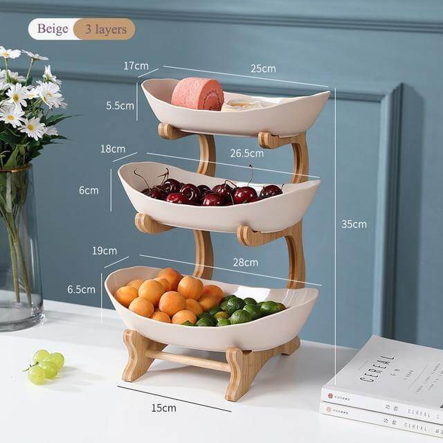 Lisslune | Nordic Food Rack Organizer