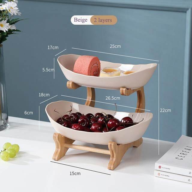 Lisslune | Nordic Food Rack Organizer