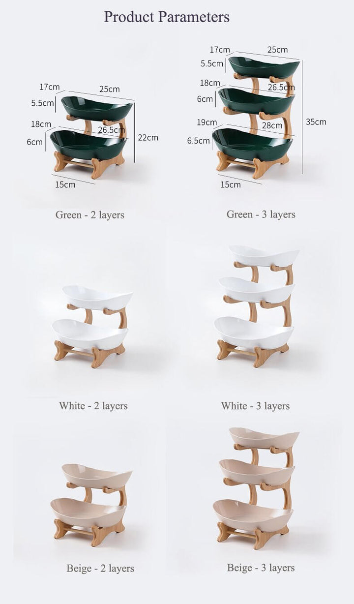 Lisslune | Nordic Food Rack Organizer