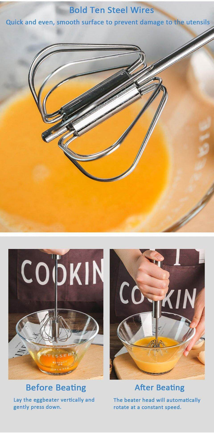 Lisslune | Stainless Steel Easy Stirrer Whisk