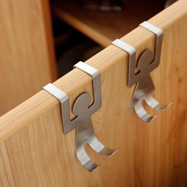 Lisslune | 2pcs Multifunctional Smart Paper Holder Hooks