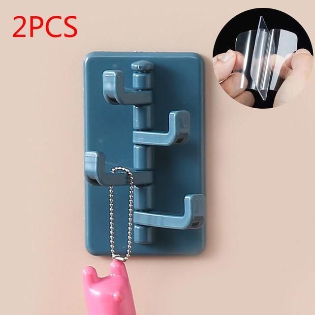 Lisslune | 2pcs Multifunctional Smart Paper Holder Hooks