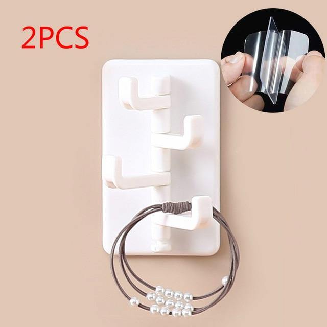 Lisslune | 2pcs Multifunctional Smart Paper Holder Hooks