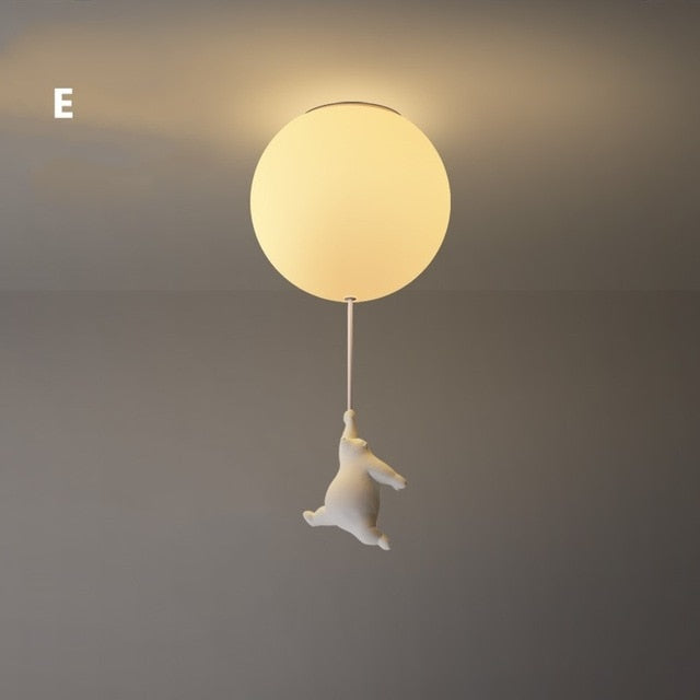 Lisslune | Balloon Bear Ceiling Light