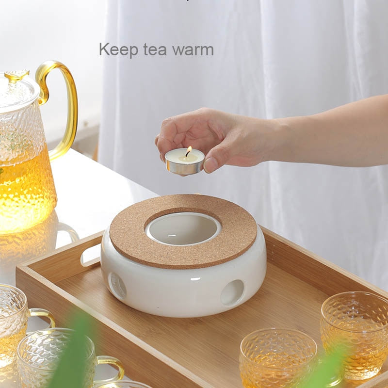 Lisslune | Mini Portable Ceramic Candle Teapot Warmer