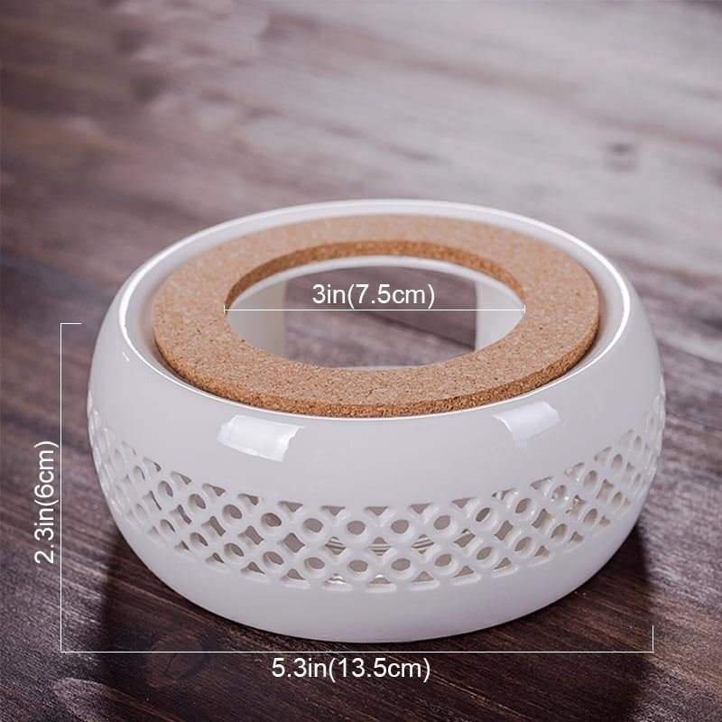 Lisslune | Mini Portable Ceramic Candle Teapot Warmer