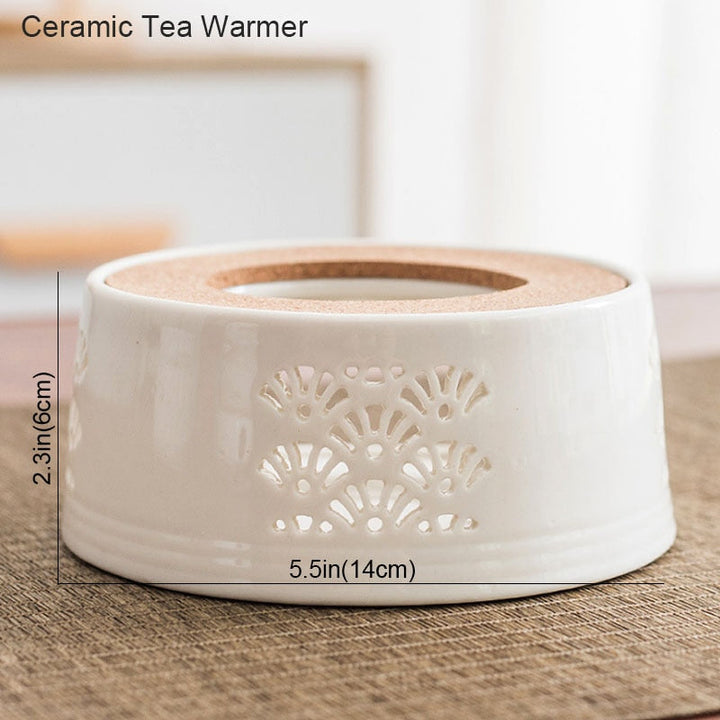 Lisslune | Mini Portable Ceramic Candle Teapot Warmer
