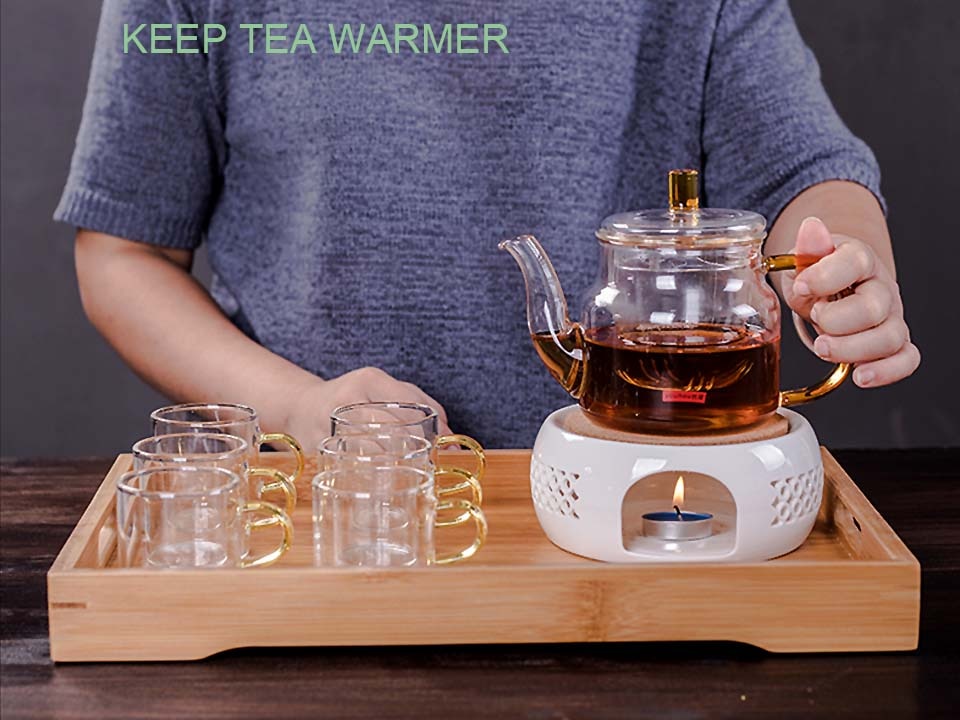 Lisslune | Mini Portable Ceramic Candle Teapot Warmer
