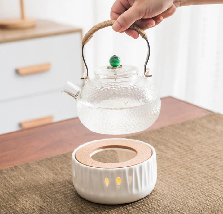 Lisslune | Mini Portable Ceramic Candle Teapot Warmer