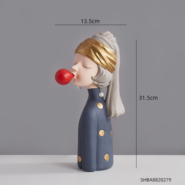 Rynx Angelic Girl Figurine Sculpture
