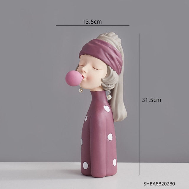 Rynx Angelic Girl Figurine Sculpture