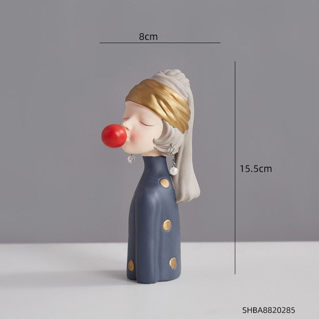 Rynx Angelic Girl Figurine Sculpture