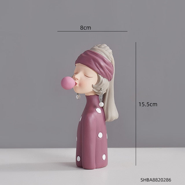 Rynx Angelic Girl Figurine Sculpture