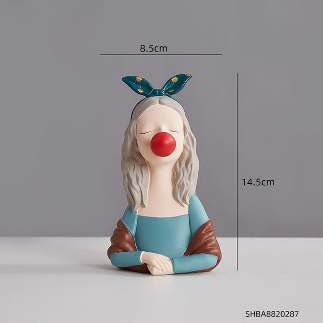 Rynx Angelic Girl Figurine Sculpture
