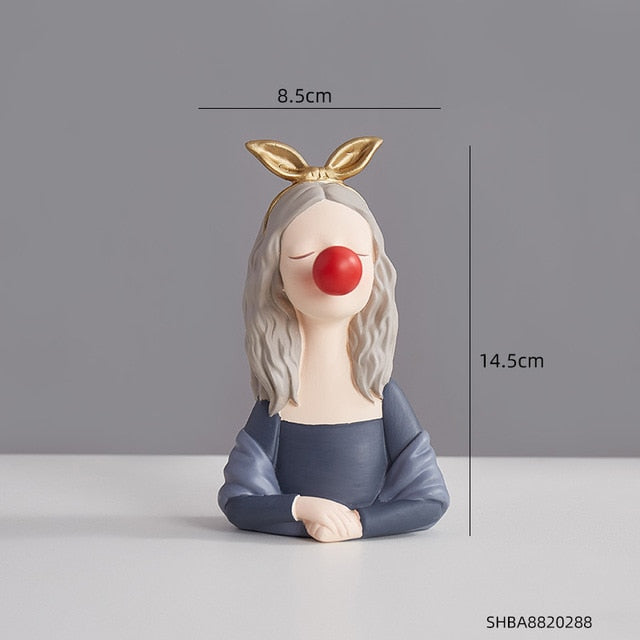 Rynx Angelic Girl Figurine Sculpture