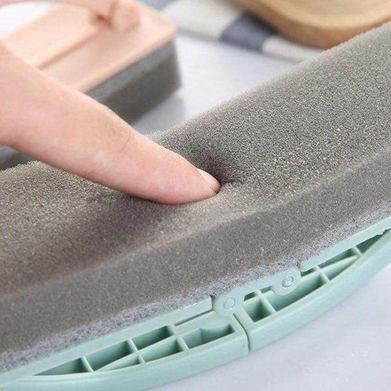 Lisslune | Simple Folding Wiper Hand Brush Sponge with Handle