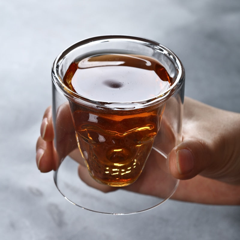 Lisslune | Hollow Double Layer Whiskey Glass