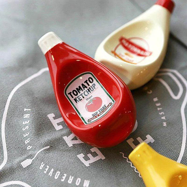 Lisslune | Ceramic Sauce Bottle Plate