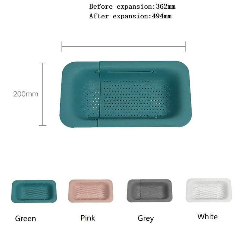 Lisslune | Stylish Extendable Kitchen Drain Basket