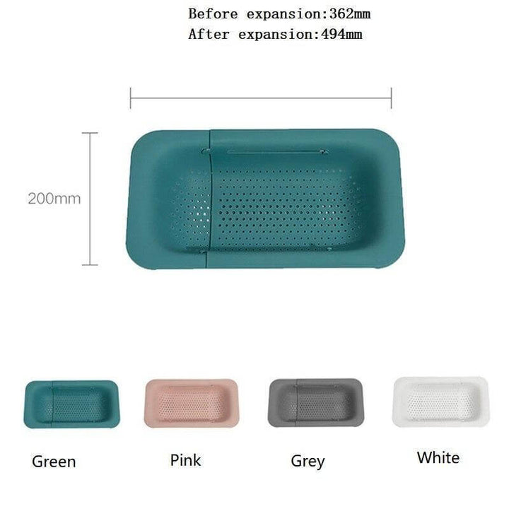 Lisslune | Stylish Extendable Kitchen Drain Basket