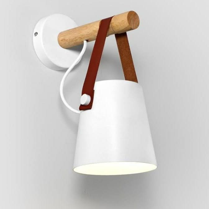 Lisslune | Wooden Nordic Wall Lamp – Minimalist Hanging Light Fixture